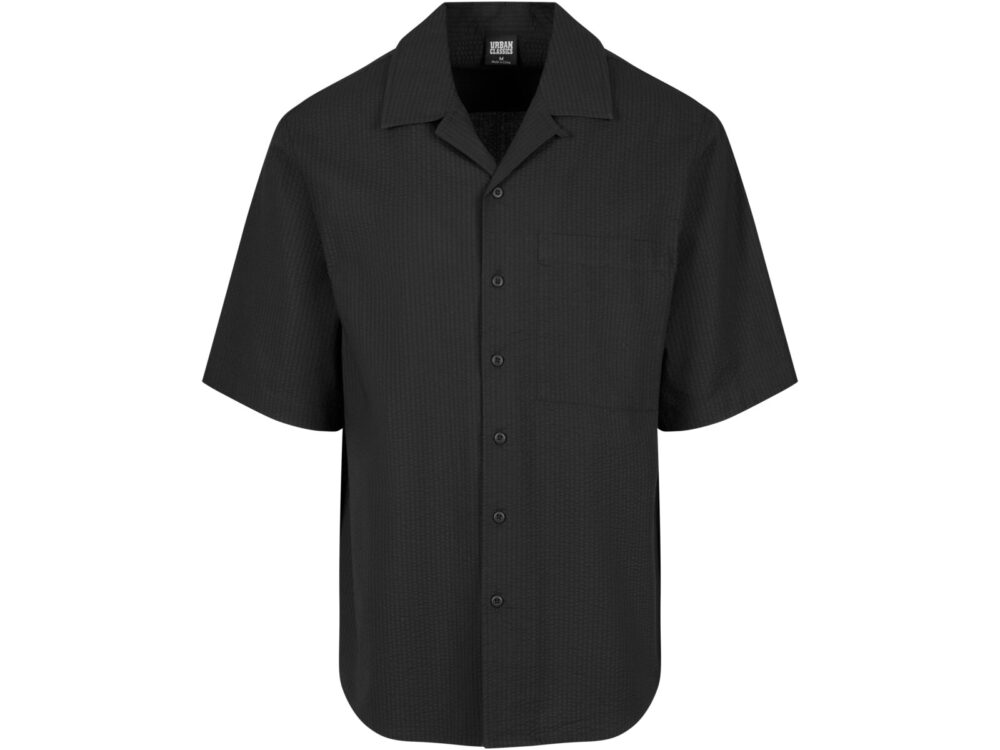 Relaxed Seersucker Short Sleeve Shirt - immagine 2