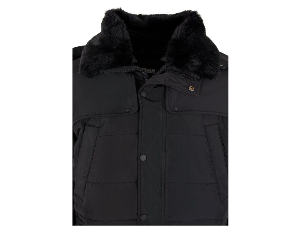 Puffer Jacket With Detachable Fur Collar - immagine 4