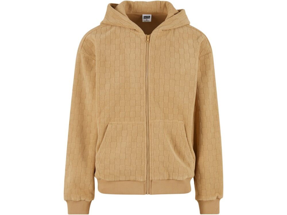 Jaquard Velvet Oversized Zip-Hoody - immagine 3